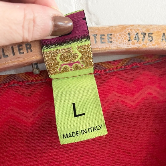 Vintage Y2K Save the Queen Crop Cardigan Babydoll Mod Tie-front Designer Sz L - Picture 4 of 11